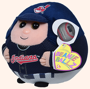 Cleveland Indians - baseball player - Ty Beanie Ballz