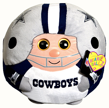 Dallas Cowboys (large) - football player - Ty Beanie Ballz