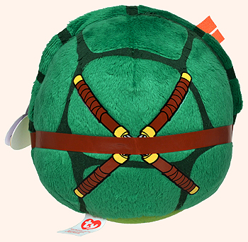 Michelangelo - turtle - Ty Beanie Ballz (original shell design)