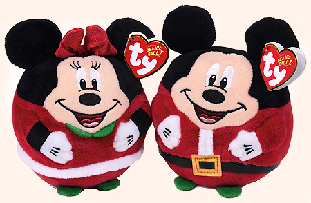 Mickey and Minnie, Christmas 2013, Santa Claus outfits