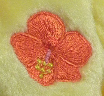 Bunga Raya - flower detail