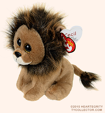 Ty Beanie Babies Cecil The Lion Small 6/" 42133 for sale online