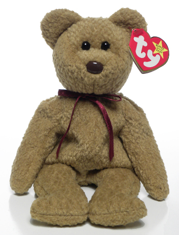 Ty Beanie Babies Curly The Bear Plush 4052 for sale online