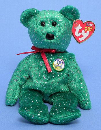 green ty bear