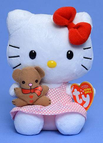 Hello Kitty (teddy bear) - cat - Ty Beanie Babies