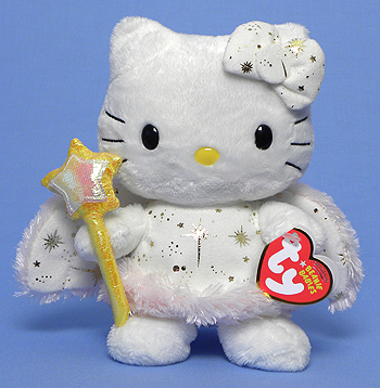 Hello Kitty (gold angel) - cat - Ty Beanie Babies