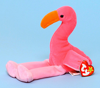 Pinky- Ty Beanie Babies flamingo
