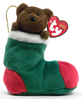 Stockings - stocking and bear - Ty Beanie Babies