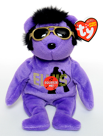 Purple Teddy Bear on Your Teddy Bear  Purple    Ty Beanie Babies