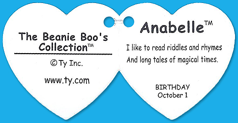 annabelle the beanie boo