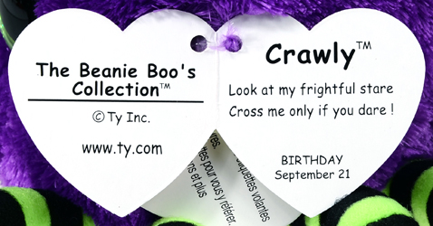 Crawly - swing tag inside