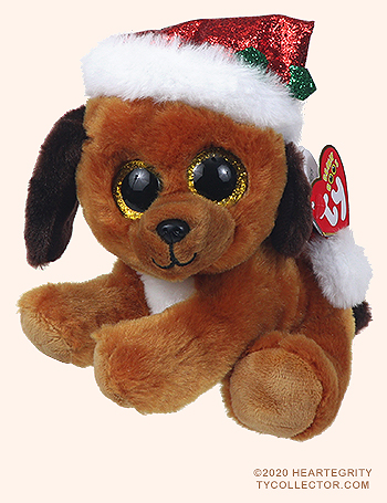 Ty Beanie Boos 36240 Howlidays The Brown Dog With Hat Christmas Boo Regular for sale online