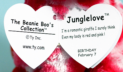 jungle love beanie boo
