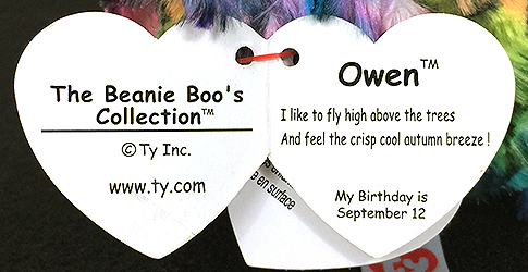 owen owl beanie boo