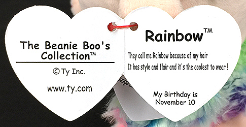 beanie boo rainbow poodle birthday