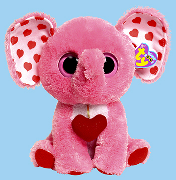 for sale online Ty Beanie Boos Tender Elephant 15cm Plush Pink 