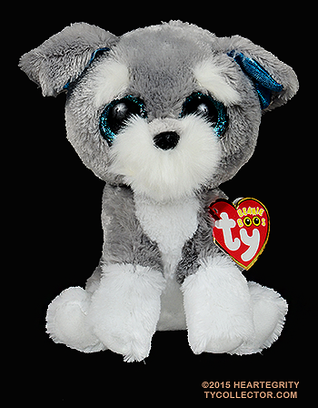Whiskers (2015 redesign) - schnauzer dog - Ty Beanie Boos
