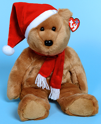 Bear Ty Beanie Buddies 1997 Holiday Teddy 