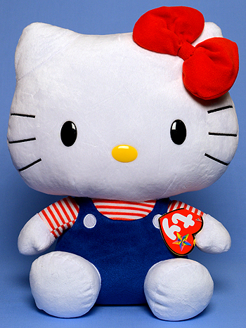Hello Kitty (blue jumper) - Cat - Ty Beanie Buddies