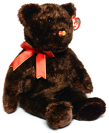 M.C. Beanie (brown nose) - bear - Ty Beanie Buddies