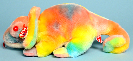 rainbow chameleon beanie baby