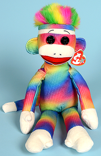 ty rainbow sock monkey