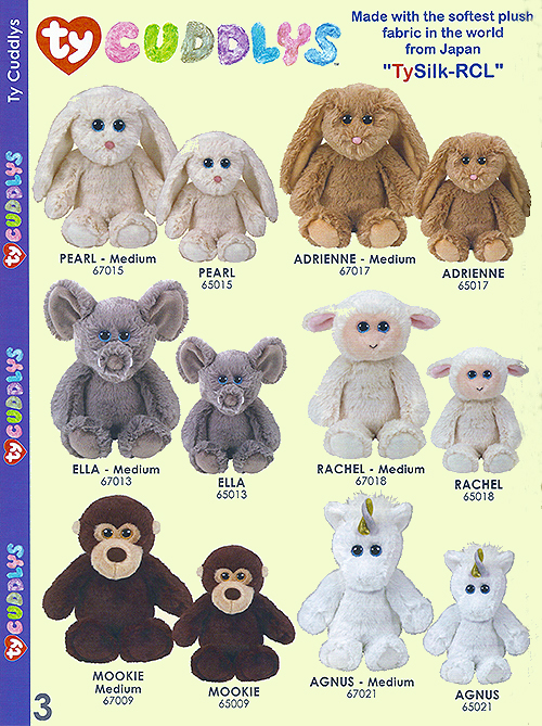 Ty Cuddlys - page 3 fromthe Fall 2018 Ty Retailer Catalog