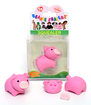 Squealer - Pig - Ty Beanie Eraserz