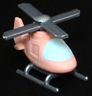 Helicopter (pink) - Ty Beanie Puzzle Eraser