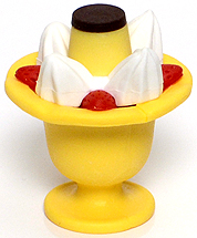 Parfait (flan in yellow cup) - Ty Beanie Puzzle Erasers