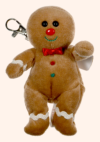 Sweetsy (key-clip) - Gingerbread man - Ty Jingle Beanies