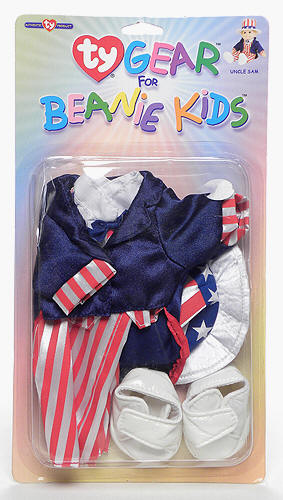 Uncle Sam - Ty Gear outfit for Beanie Kids
