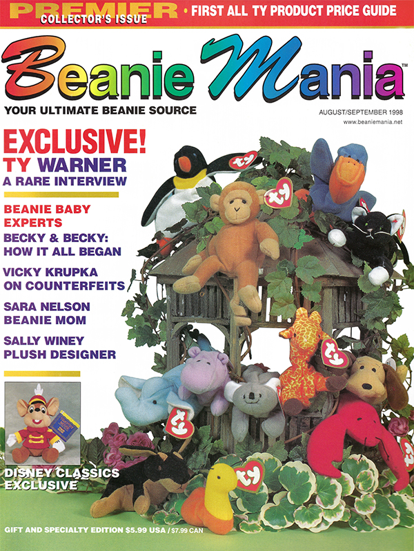 Beanie Mania magazine - August/September 1998