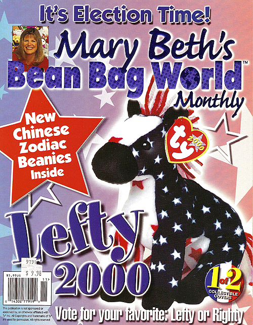 Mary Beth's Bean Bag World Monthly - November 2000 - Donkey cover