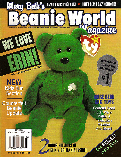 Mary Beth's Beanie World Magazine - June 1998 - Cover 3