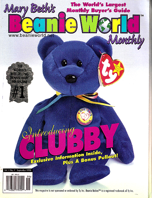 Mary Beth's Beanie World Monthly - September 1998