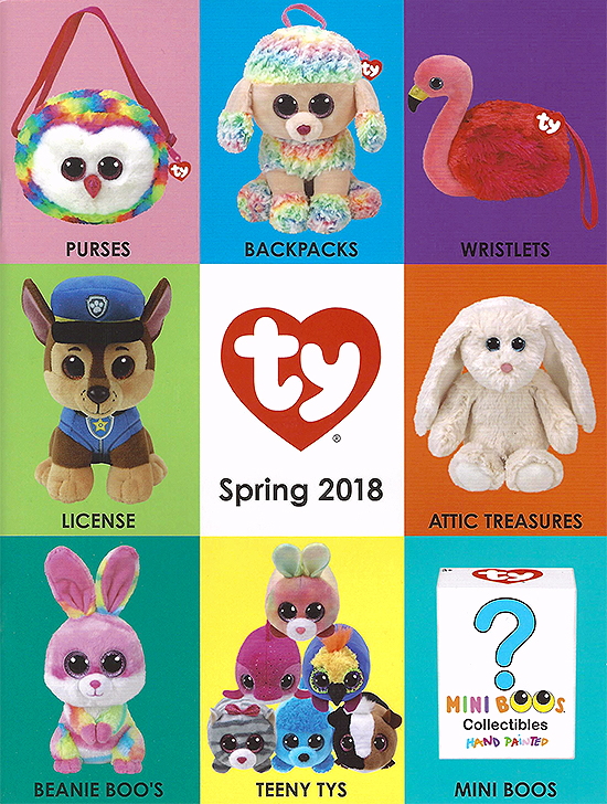 Spring 2018 Ty Retailer Catalog - front