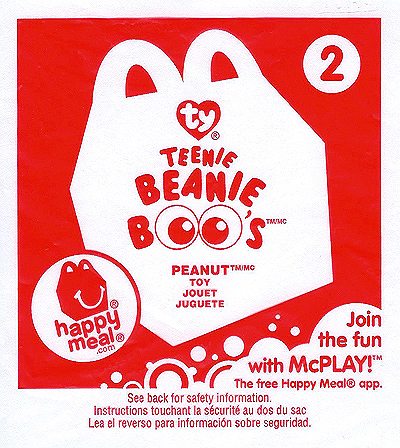 McDonalds Ty promotion 2014 - polybag front