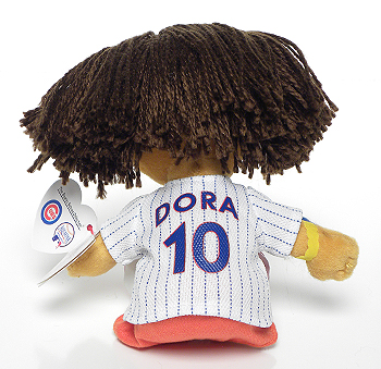 Dora (#10, Chicago Cubs exclusive, back) - girl doll - Ty Beanie Babiesn