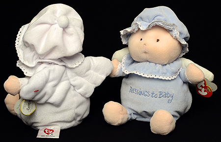 Blessings to Baby - back of white version showing wings