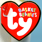 Basket Beanies - 1st generation swing tag - front