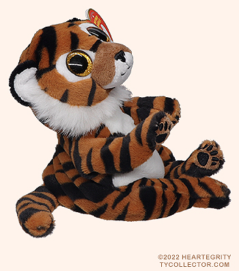 Clawdia - tiger - Ty Beanie Baby (Bellies)