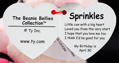 Sprinkles - swing tag inside