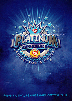 Platinum Kit Collector's Card - back