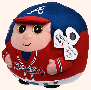 Atlanta Braves (large) - baseball player - Ty Beanie Ballz