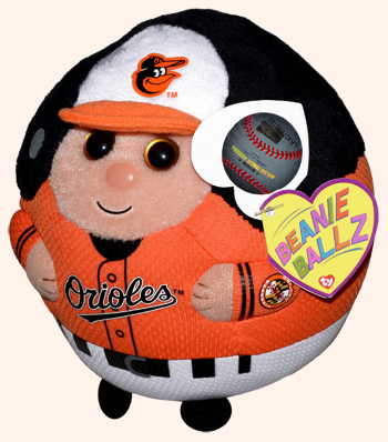 Baltimore Orioles - baseball player - Ty Beanie Ballz