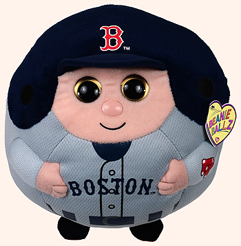 Boston Red Sox (medium) - baseball player - Ty Beanie Ballz