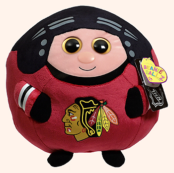 Chicago Blackhawks (large) - hockey player - Ty Beanie Ballz