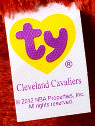 Cleveland Cavaliers - bear - tush tag front