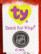 Detroit Red Wings (medium) - tush tag front